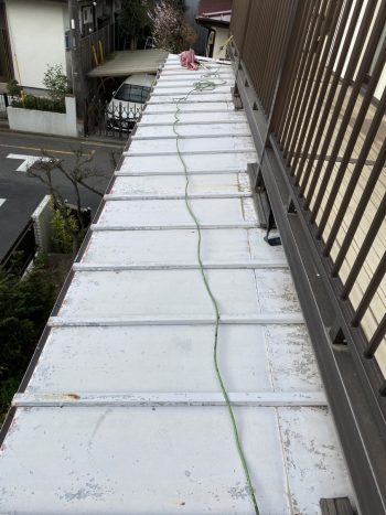 狭山市　戸建てのトタン屋根塗装